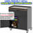 Metal Tool Cabinet With Wheels, Storage Cabinet With 1 Drawer And 2 Locking Doors, Rolling Tool Storage Cabinet