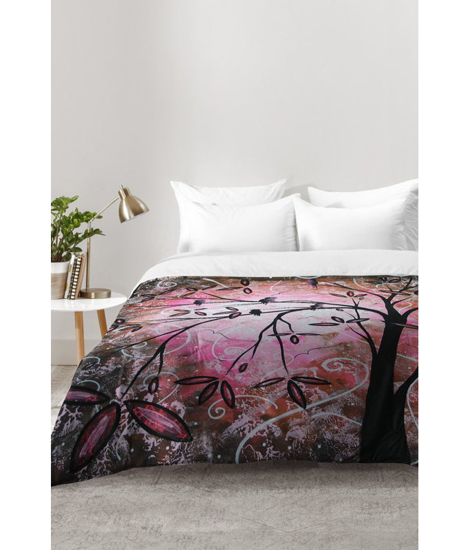 Ensemble d'édredon fleur de cerisier, Édredon pour très grand lit + 2 très grandes ta