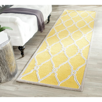 Cannen Hand Tufted Wool Geometric Rug