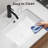 Undermount Bathroom Sink White Rectangle Porcelain Ceramic Vessel Sinks Deep Basin With Overflow Lavatory Vanity Sink Mounted Under The Counter