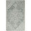 Niti Hand Tufted Wool/Cotton Floral Rug in Green/Ivory-2064446353