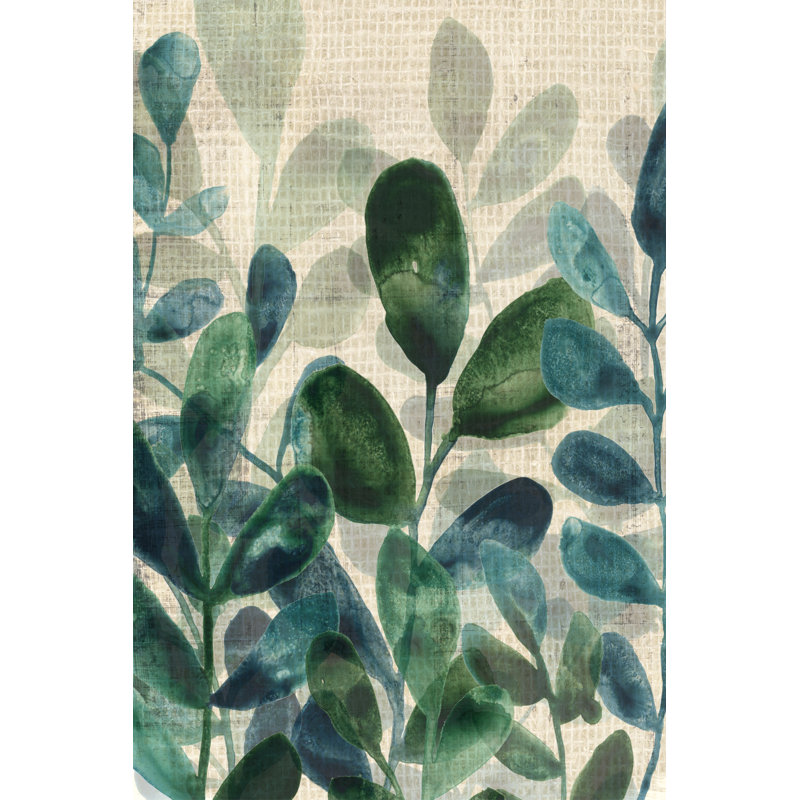 " Verdant Sophistication II " by June Erica Vess Painting Print, 48" H x 32" W