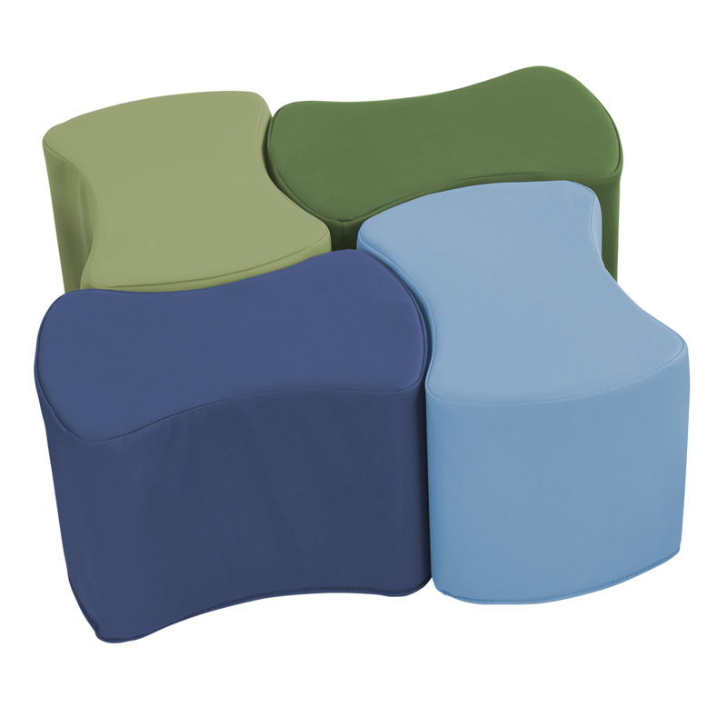 SoftScape Butterfly Seating, Earthtone, 10" H x 10" W x 14.5" D