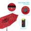 Parasol d'extérieur à DEL 9 pi pour terrasse, bord de piscine et patio Kanila-974534568