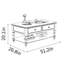 Table de bout rectangulaire American American-110824623