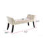Banc en tissu Noelynn