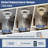 16in Modern Led Adjustable Crystal Ceiling Chandelier 2 Tier