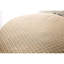 Or et gris Lin - revêtu de tissu d'ameublement transitionnel, 39 po x 39 po, 18 po de hauteur, base en bois massif avec revêtement et garniture, large, hauteur, mousse