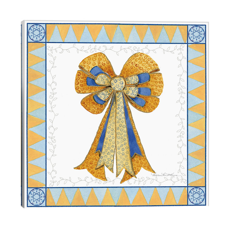 Celebrating Hanukkah IV by Kathleen Parr McKenna - Wrapped Canvas Print, 45.72 cm H x 45.72 cm W x 1.91 cm D