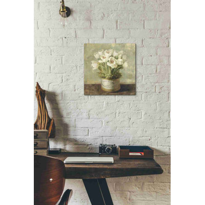 «Hatbox Tulips», impression sur toile tendue