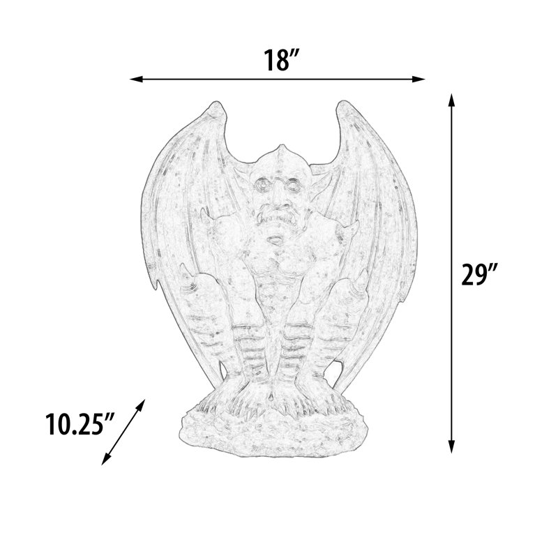 Gargouille en fiberstone Tigner