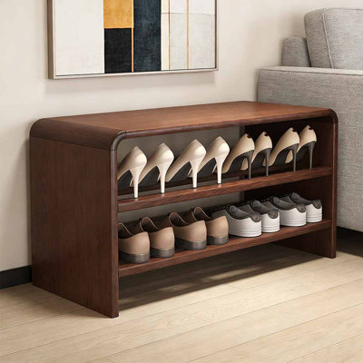 American style luxury shoe storage bench