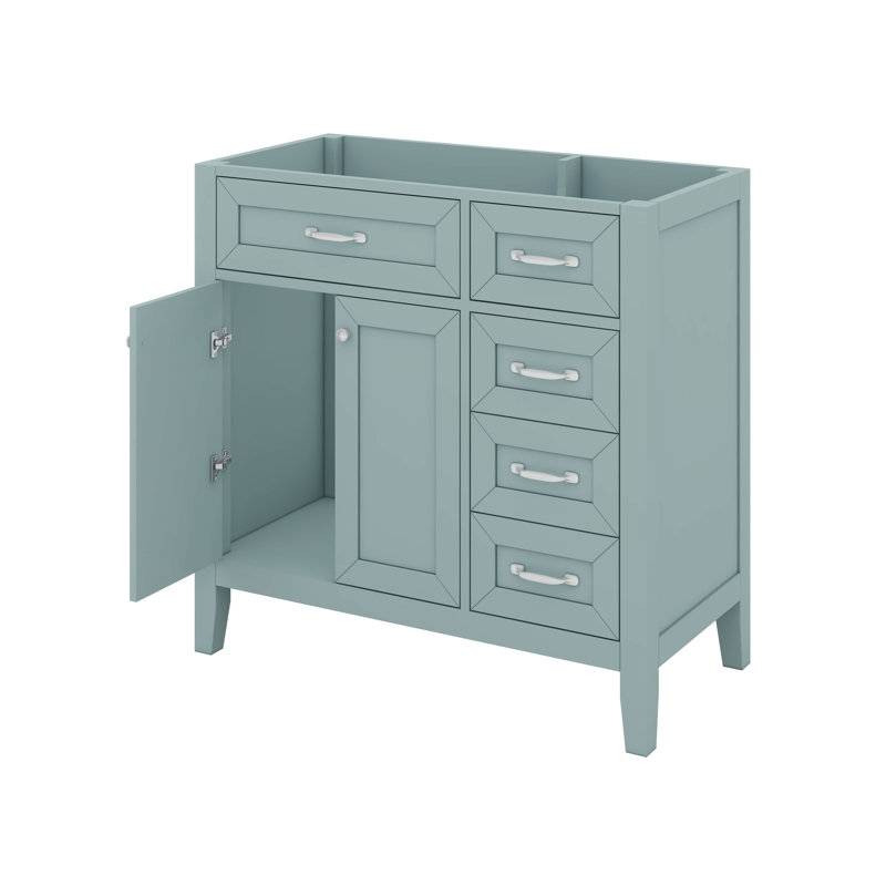 Meuble-lavabo 36 po sans lavabo, Vert