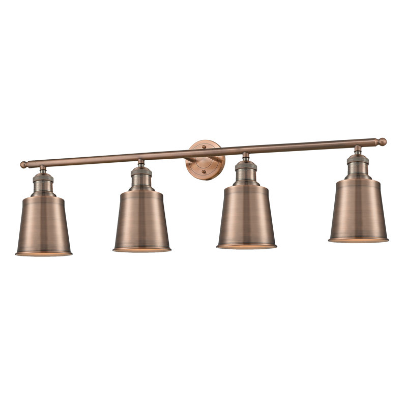 Farlane 4 - Light Dimmable Vanity Light, Antique Copper