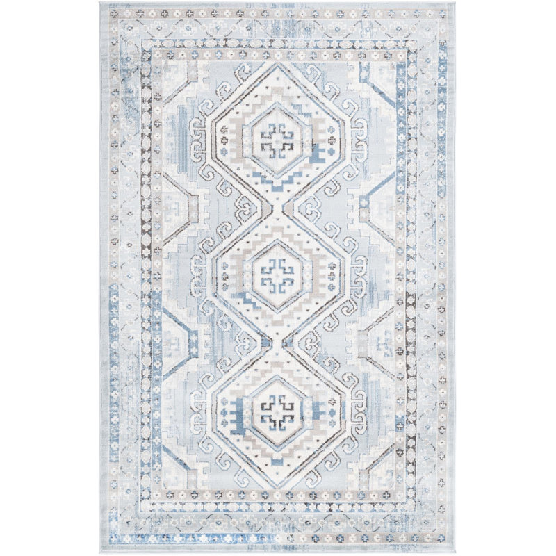 Abstract Indoor Rug, Rectangle 5'3" x 8'