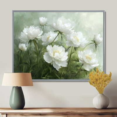 Velvet Petals Of Peony Harmony II - Peonies Framed Prints
