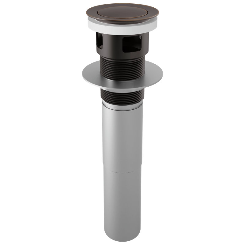 Push Button Pop-Up With Overflow, Venetian Bronze