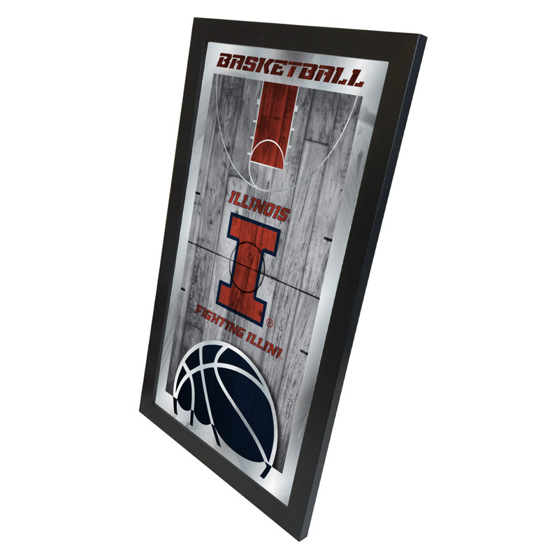« basket mirror », impression encadrée NCAA, Illinois