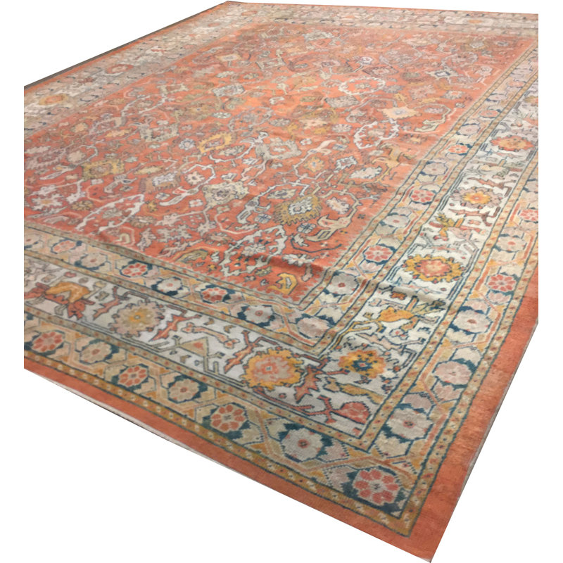 Antique One-of-a-Kind 12'2" X 15'2" Area Rug