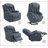 Luxurious Power Motion Recliner With Lift, Massage, And Heating For Ultimate Comfort And Support