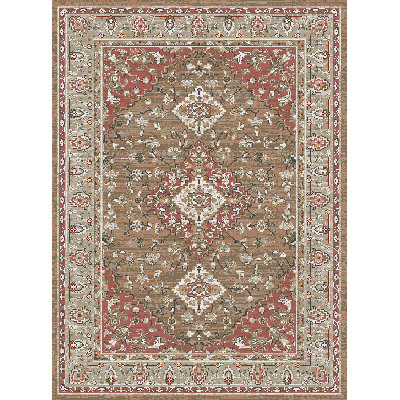 Plymouth Altan Brown Traditional Oriental Area Rug