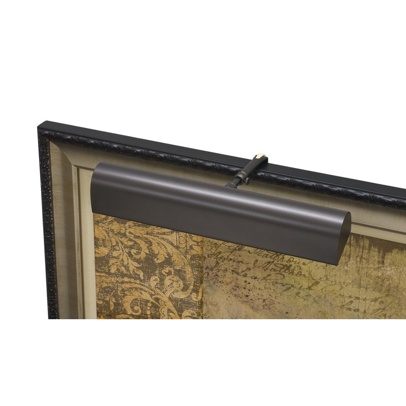 Applique pour tableau 2 lumières à intensité variable, Bronze acajou, H 2,25 po x l 14 po x p 7 po, 15T7F