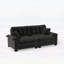 Canapé moderne plissé en chenille 3 places 94 pouces avec support à ressorts durable et coussins en mousse épais-1765742240