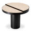 Side Table Excelsior Bronze Finish Travertine - Base