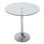 Veranda Round Glass Top Metal Base Dining Table-22670152