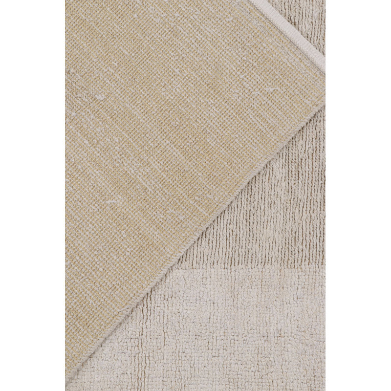 Hand Knotted Area Rug in Beige