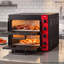 Electric Pizza Oven, 2x16-Inch Double Deck Countertop Pizza Maker for Home Kitchen Restaurant, Heavy-Duty Iron Body, 662℉, Independent Temp & Time Control, 2700W Commercial Cooker, 2 Stones