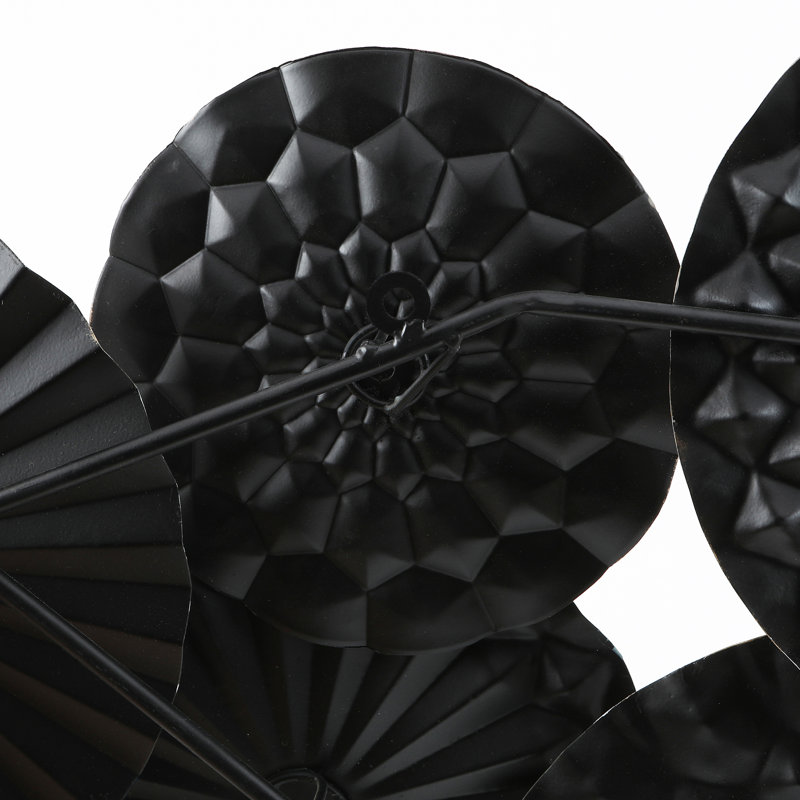 Handmade Multi-Color Metal Abstract Flower Wall Decor