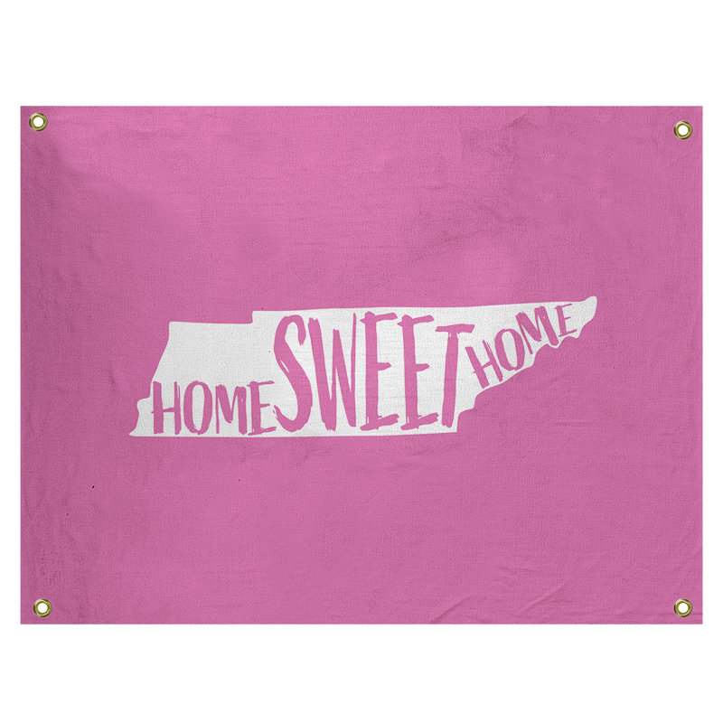 Tapisserie murale tennessee doux pour la maison, H 26 po x l 36 po, Rose