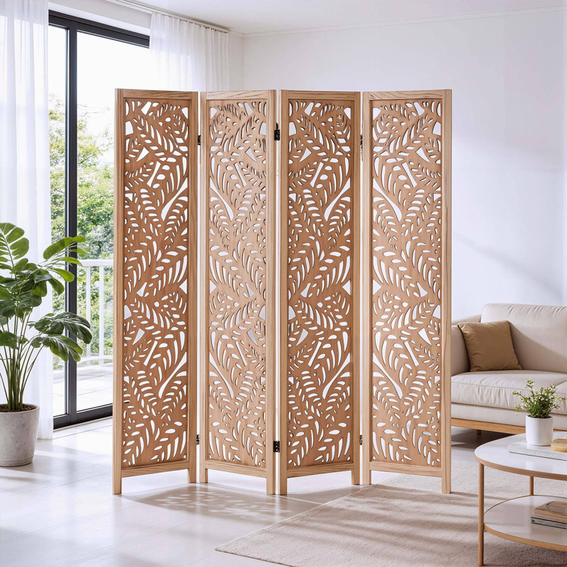 Paravents en bois 4 panneaux