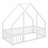 Contemporary House‑Shaped Floor Bed Featuring Safety Fence And Guardrails-686505378