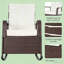 Fauteuil inclinable et berçant en rotin d'extérieur-1957120107-1957120106