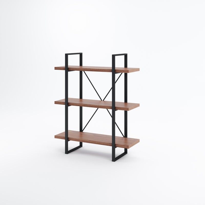 Étagère à livres en fer Shellito H 43 po x l 35 po
