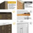 48" Traditional Freestanding Bathroom Vanity with 9 Drawers, Espresso-830899039-830899038