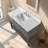Lunnete 48'' Freestanding Single Bathroom Vanity with Engineered Stone Top