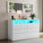 Commode 6 tiroirs avec miroir Kaydia