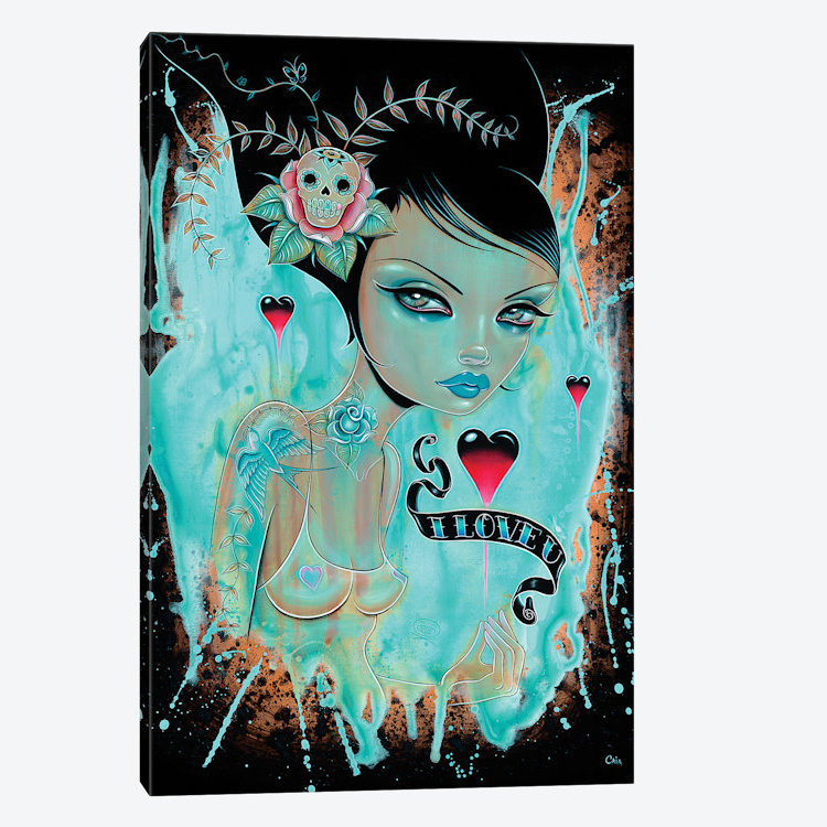 «You Float My Boat», impression sur toile, H 12 po x l 8 po x P 0,75 po, Toile tendue, Pas de tapis