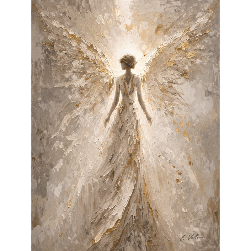 «Silent Blessing», art mural sur toile tendue, L 12 po x H 16 po x P 1 po