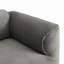 Canapé 4 places avec coussins de siège en éponge pure et repose-pieds détachable, comprenant 3 coussins décoratifs. Idéal pour les salons, les appartements et plus encore.-1673236496
