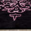 Tapis noir/mauve touffeté à la main Janson-20237090