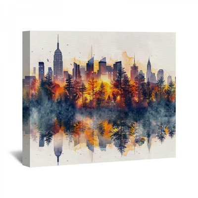 Skyline, reproduction d'art sur toile