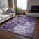 Premium Machine Washable Cerrito AMF518 Purple Rug