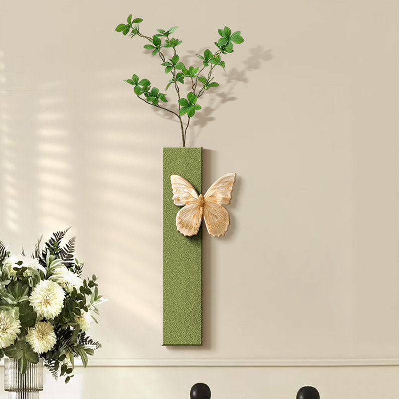 Art mural Mid-Century moderne en toile pour salon, H 15,75 po x l 5,91 po