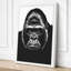 Gorilla Confrontation Modern - Wrapped Canvas-226045192-226045238