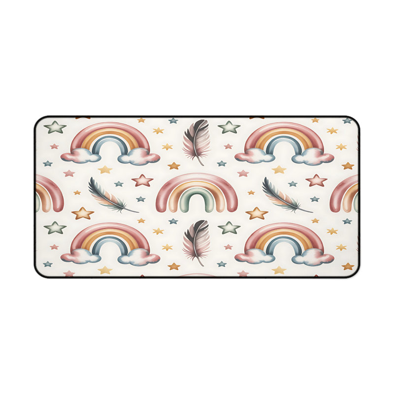 Polyester Desk Pad, 14.4x12.1