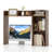 Millwood Pines Desk Bookshelf Desktop Storage Organizer Display Shelf Rack Dorm Office Brown-109601741